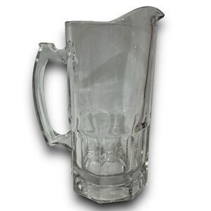 Vintage Libbey Clear RLBIX01 Gibraltar Liter Pitcher, 33.8 fl oz One Liter Beer